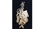  Ornamental woodcarving and ornaments in wood for furniture and panelling in the style of Grinling Gibbons. Foliage carving in limewood , historical and period style high-relief woodcarving in limewood.