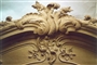  Ornamental wood-carving and ornaments in wood for furniture and panelling in the style of Grinling Gibbons. Foliage carving in limewood , historical and period style high-relief woodcarving in limewood.